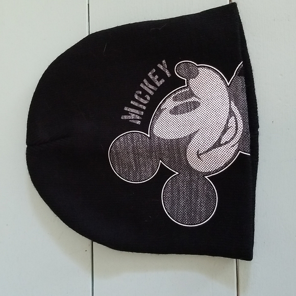 Not Available-Disney Mickey Mouse Stretchy Beanie Black Adult - Picture 1 of 6